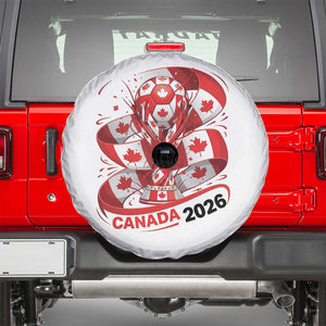Canada Soccer Fan Spare Tire Cover International Football Lover Gift TS12 White Print Your Wear