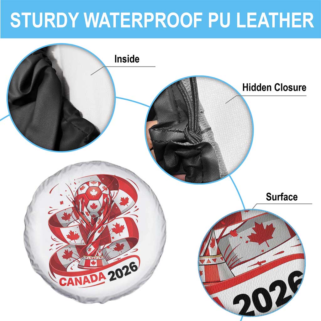Canada Soccer Fan Spare Tire Cover International Football Lover Gift TS12 Print Your Wear