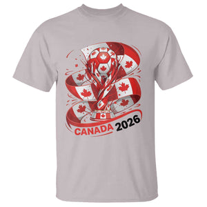 Canada Soccer Fan T Shirt International Football Lover Gift TS12 Ice Gray Print Your Wear
