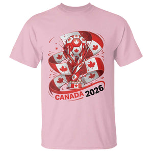 Canada Soccer Fan T Shirt International Football Lover Gift TS12 Light Pink Print Your Wear