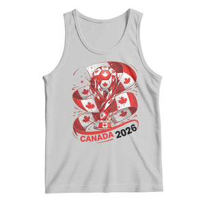 Canada Soccer Fan Tank Top International Football Lover Gift TS12 Ash Print Your Wear