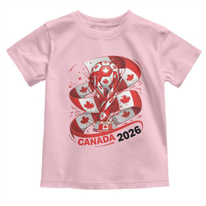 Canada Soccer Fan Toddler T Shirt International Football Lover Gift TS12 Light Pink Print Your Wear