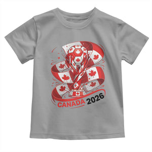 Canada Soccer Fan Toddler T Shirt International Football Lover Gift TS12 Sport Gray Print Your Wear