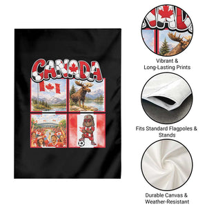 Proud Canada National Soccer Fan 2026 Gift Garden Flag TS12 Print Your Wear