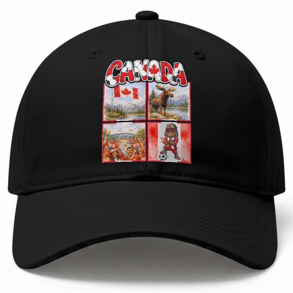 Proud Canada National Soccer Fan 2026 Gift Baseball Cap TS12 Print Your Wear