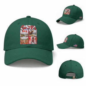 Proud Canada National Soccer Fan 2026 Gift Baseball Cap TS12 Baseball Cap Universal Fit Irish Green Print Your Wear