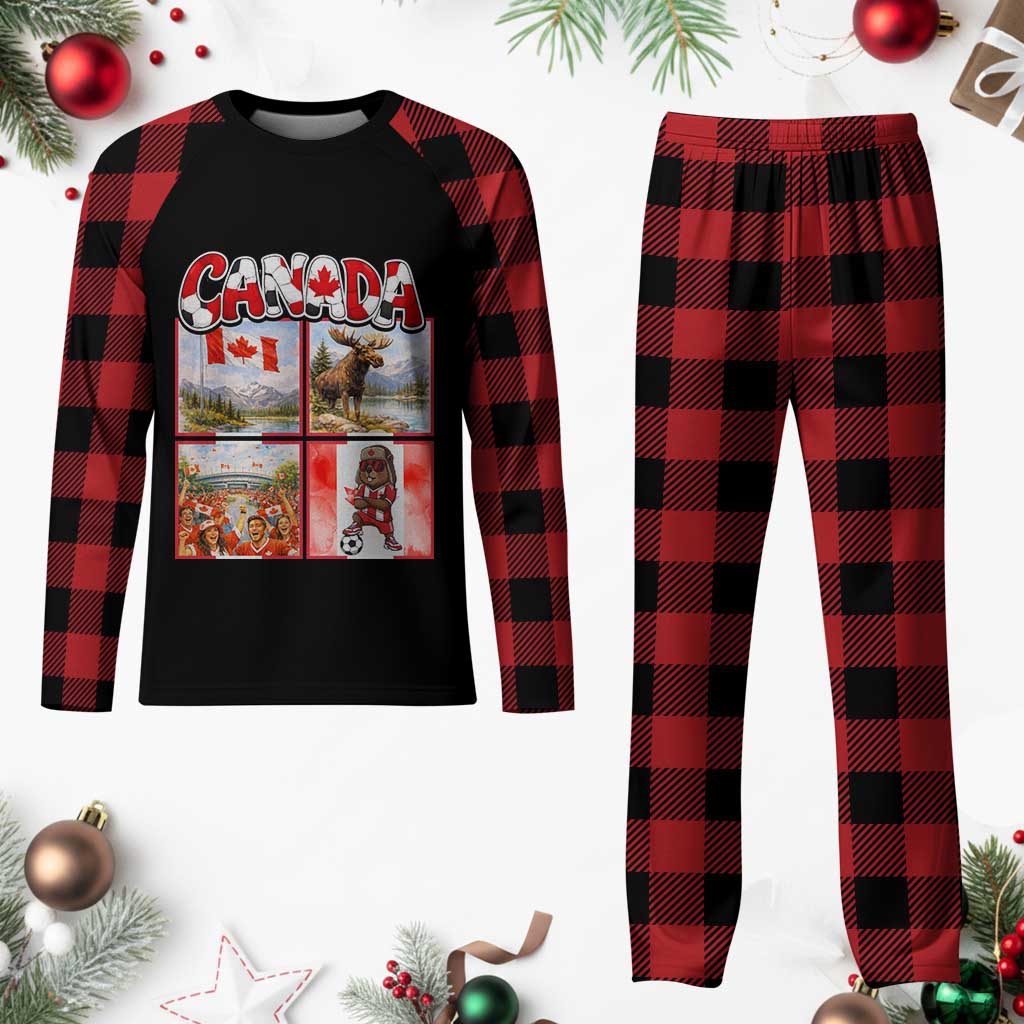 Proud Canada National Soccer Fan 2026 Gift Plaid Pajama Set TS12 Buffalo Plaid Print Your Wear
