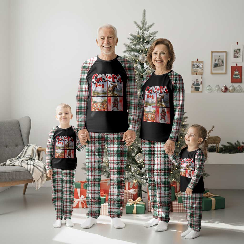 Proud Canada National Soccer Fan 2026 Gift Plaid Pajama Set TS12 Christmas Plaid Print Your Wear