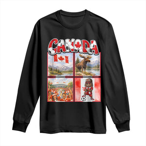 Proud Canada National Soccer Fan 2026 Gift Long Sleeve Shirt TS12 Black Print Your Wear