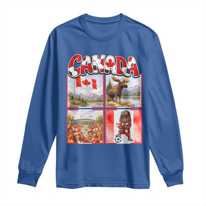 Proud Canada National Soccer Fan 2026 Gift Long Sleeve Shirt TS12 Royal Blue Print Your Wear