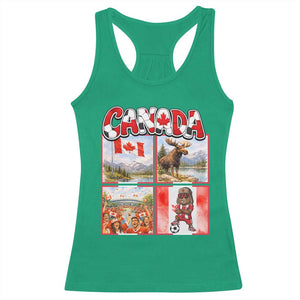 Proud Canada National Soccer Fan 2026 Gift Racerback Tank Top TS12 Irish Green Print Your Wear