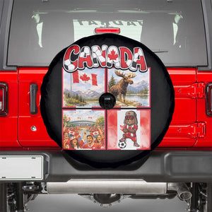 Proud Canada National Soccer Fan 2026 Gift Spare Tire Cover TS12 Black Print Your Wear