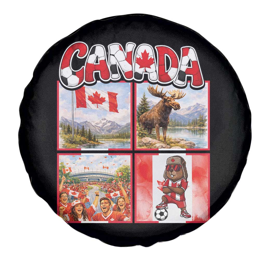 Proud Canada National Soccer Fan 2026 Gift Spare Tire Cover TS12 Print Your Wear
