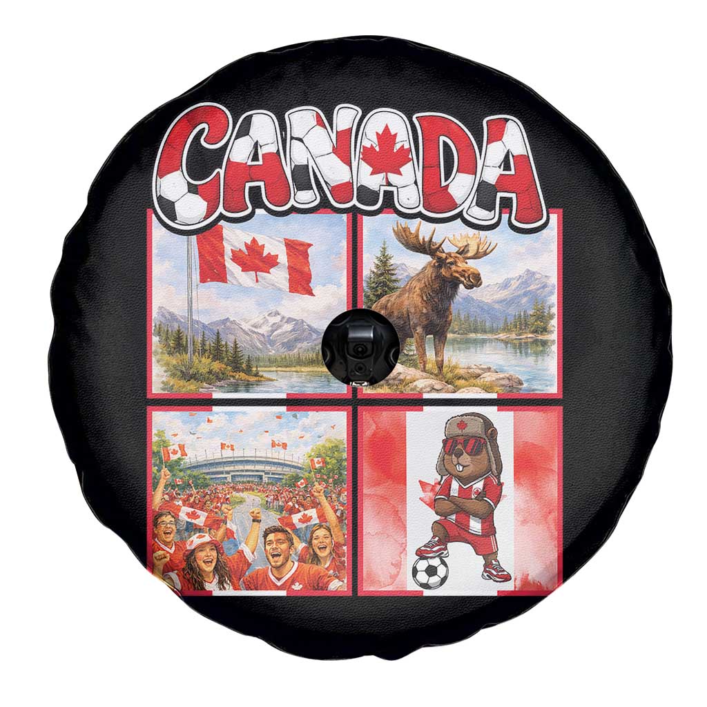 Proud Canada National Soccer Fan 2026 Gift Spare Tire Cover TS12 Print Your Wear