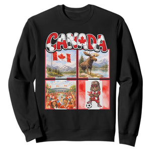 Proud Canada National Soccer Fan 2026 Gift Sweatshirt TS12 Black Print Your Wear