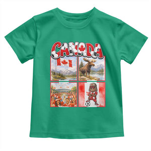 Proud Canada National Soccer Fan 2026 Gift Toddler T Shirt TS12 Irish Green Print Your Wear