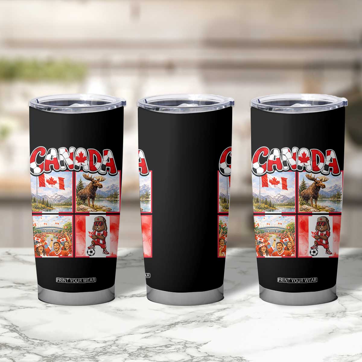 Proud Canada National Soccer Fan 2026 Gift Tumbler Cup TS12 Print Your Wear