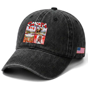 Proud Canada National Soccer Fan 2026 Gift Washed Cotton Baseball Cap TS12 Print Your Wear