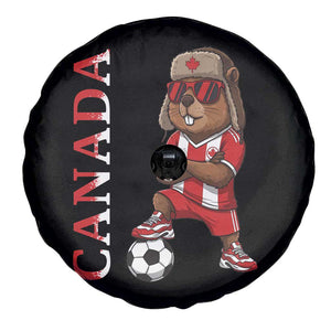 Proud Canada Soccer Beaver Spare Tire Cover Funny Football Fan Gift TS12 Print Your Wear