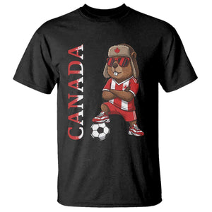Proud Canada Soccer Beaver T Shirt Funny Football Fan Gift TS12 Black Print Your Wear