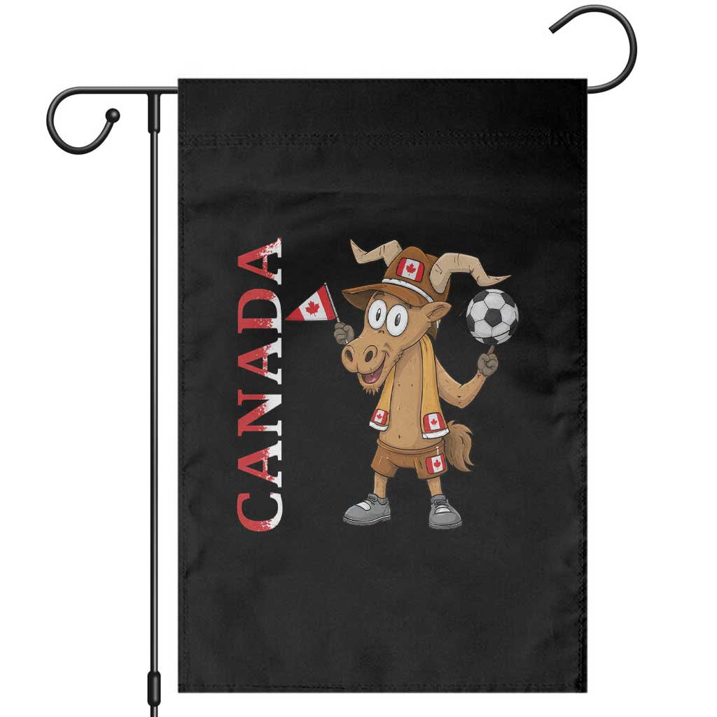 Proud Canada Soccer Moose Garden Flag Canadian Football Fan TS12 Black Print Your Wear