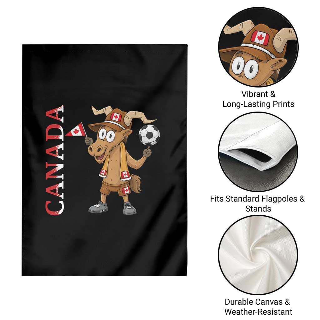 Proud Canada Soccer Moose Garden Flag Canadian Football Fan TS12 Print Your Wear
