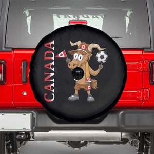 Proud Canada Soccer Moose Spare Tire Cover Canadian Football Fan TS12 Black Print Your Wear
