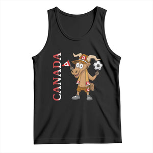 Proud Canada Soccer Moose Tank Top Canadian Football Fan TS12 Black Print Your Wear