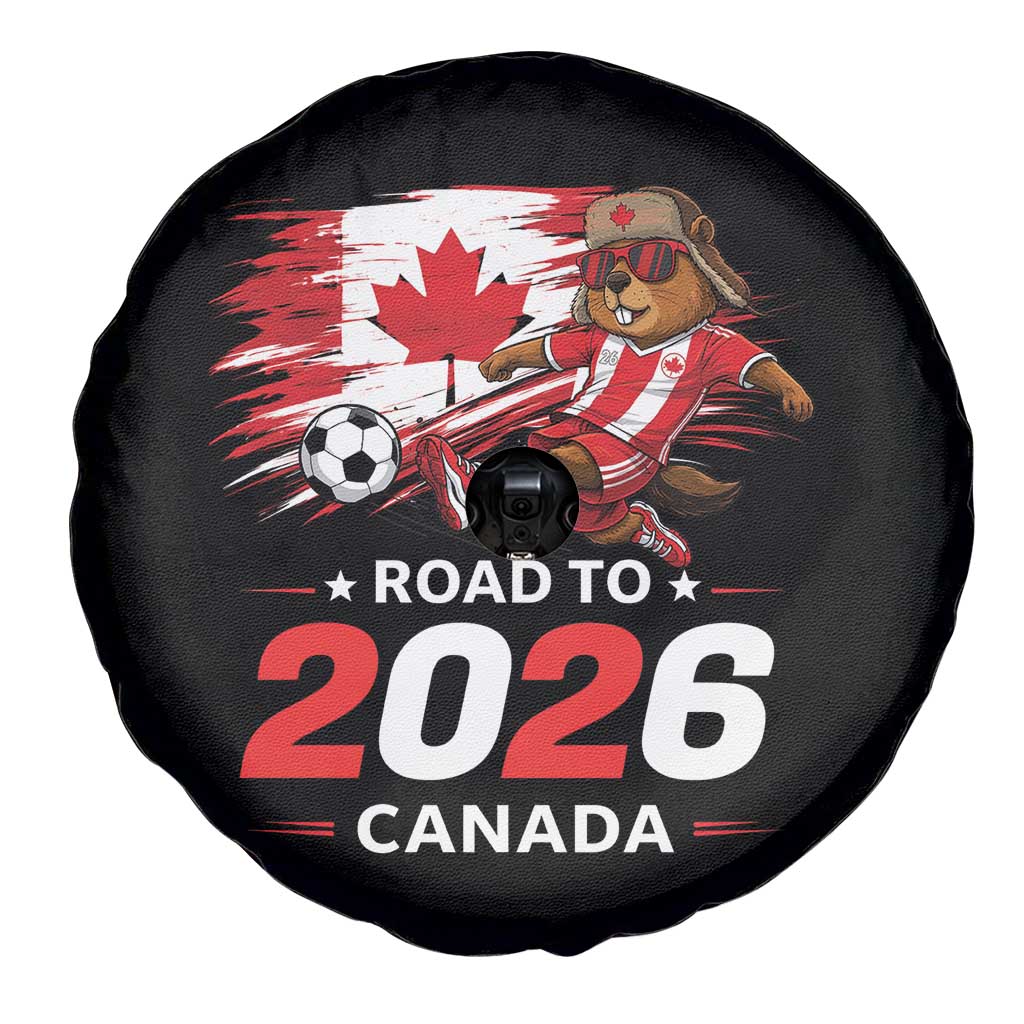 Proud Canada Soccer Beaver Spare Tire Cover Road To 2026 TS12 Print Your Wear