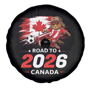 Proud Canada Soccer Beaver Spare Tire Cover Road To 2026 TS12 Print Your Wear
