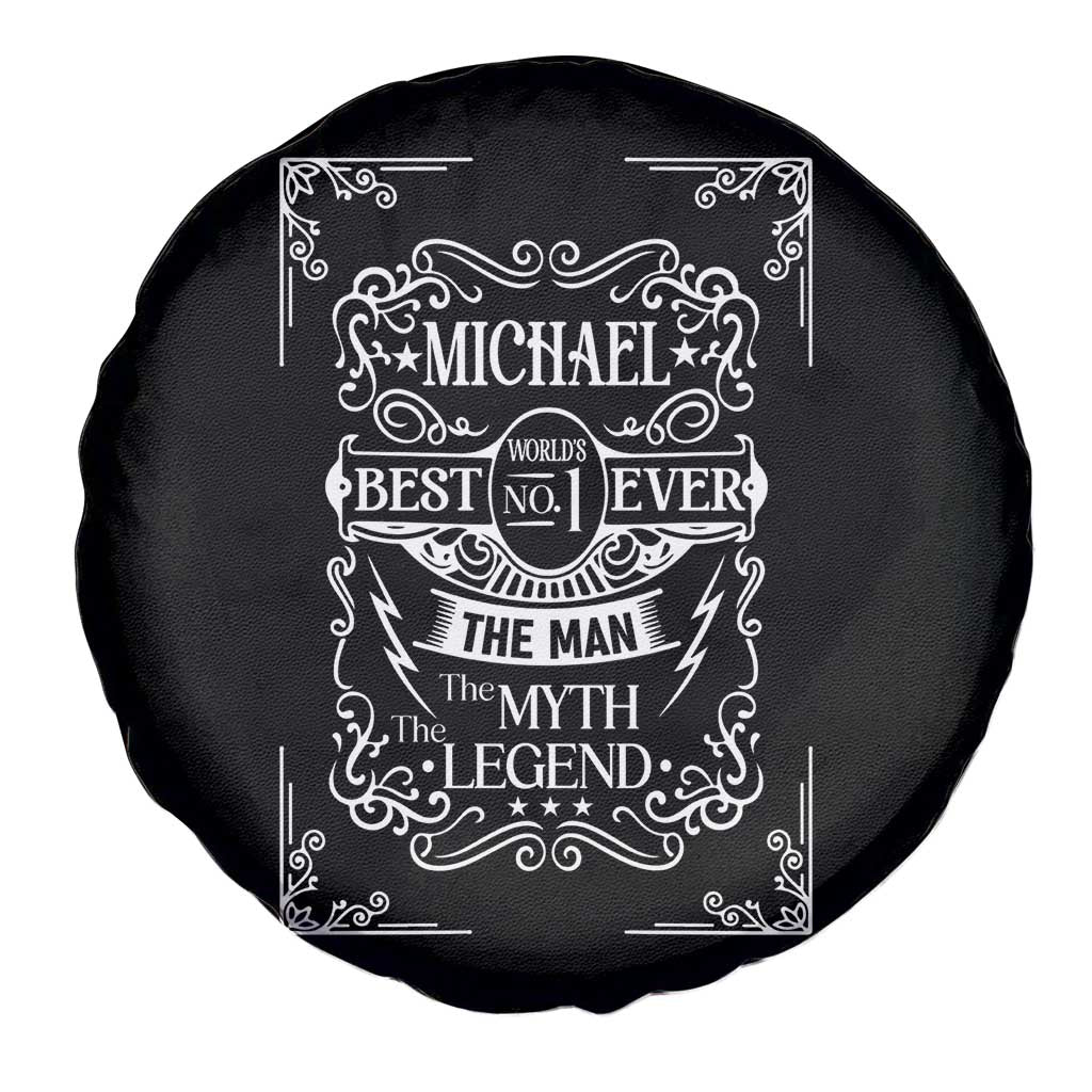 Michael The Man The Myth The Legend Spare Tire Cover Vintage Gift For Michael Name TS12 Print Your Wear