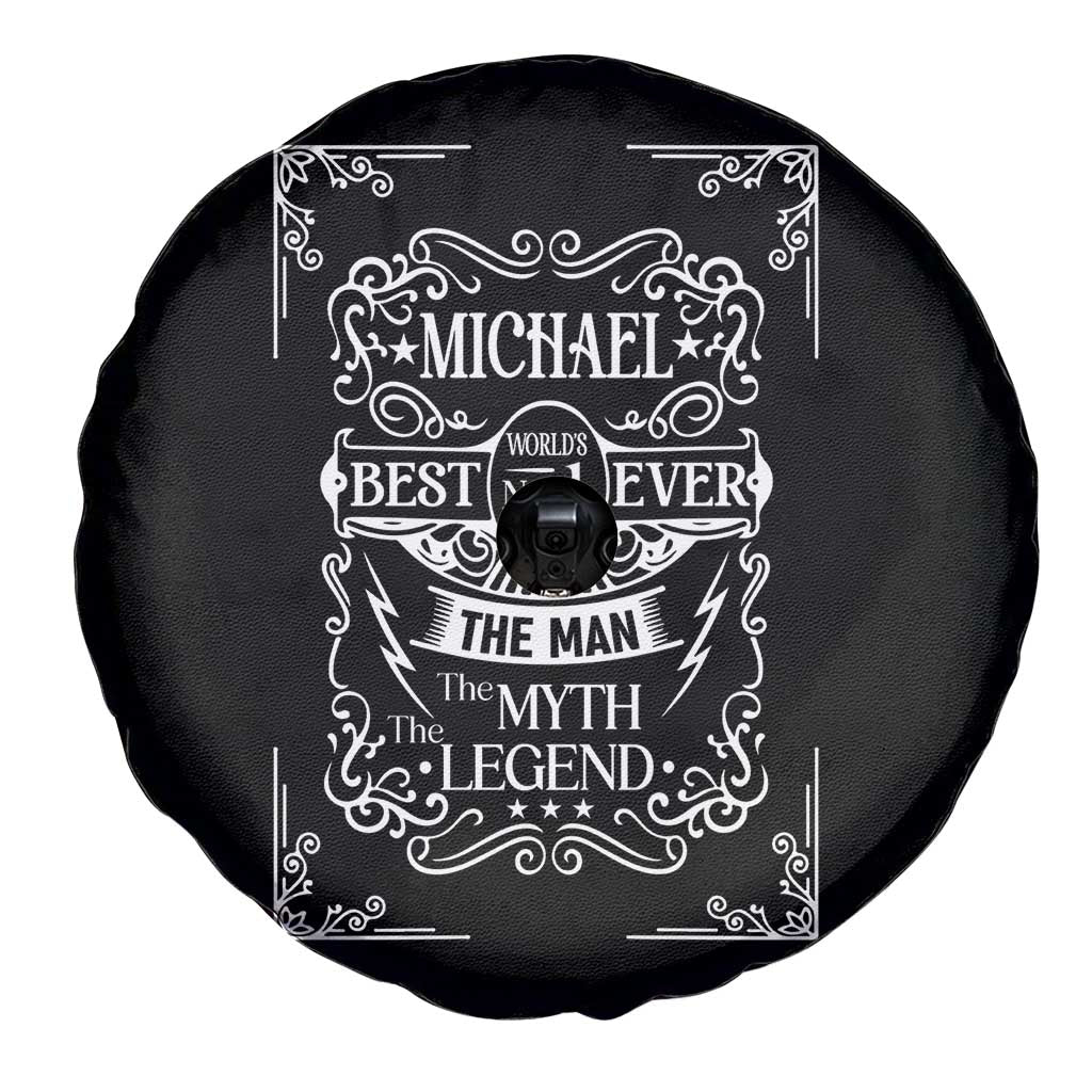 Michael The Man The Myth The Legend Spare Tire Cover Vintage Gift For Michael Name TS12 Print Your Wear