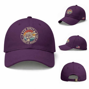 Auto Mechanic Dad Gift Baseball Cap Vintage I Fix Shit Thats What I Do TS12 Baseball Cap Universal Fit Purple Print Your Wear
