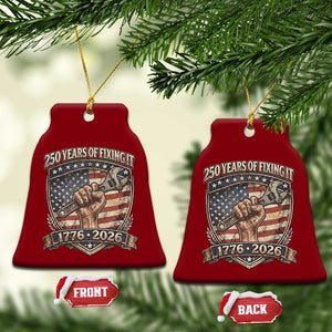 250 Years Of Fixing It Ceramic Ornament America 250th Anniversary Mechanic TS12 Print Your Wear
