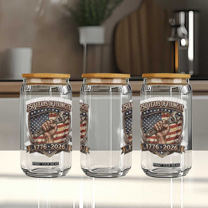 250 Years Of Fixing It Glass Can America 250th Anniversary Mechanic TS12 Print Your Wear