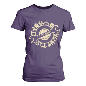 Funny Handyman Father's Day Gift T Shirt For Women I Fix Shit TS12 Purple Print Your Wear