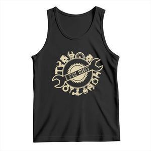 Funny Handyman Father's Day Gift Tank Top I Fix Shit TS12 Black Print Your Wear