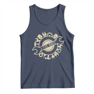 Funny Handyman Father's Day Gift Tank Top I Fix Shit TS12 Navy Print Your Wear