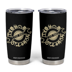 Funny Handyman Father's Day Gift Tumbler Cup I Fix Shit TS12 Black Print Your Wear