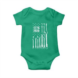 Patriotic Mechanic Gift Baby Onesie American Flag Automotive Lover TS12 Irish Green Print Your Wear