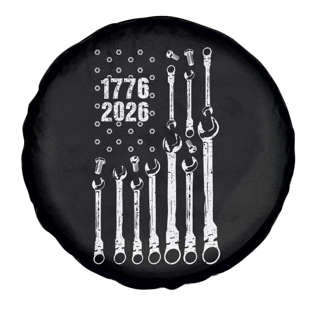 Patriotic Mechanic Gift Spare Tire Cover American Flag Automotive Lover TS12 Print Your Wear