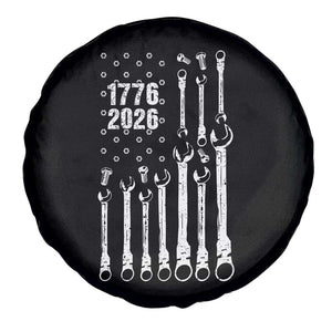 Patriotic Mechanic Gift Spare Tire Cover American Flag Automotive Lover TS12 Print Your Wear