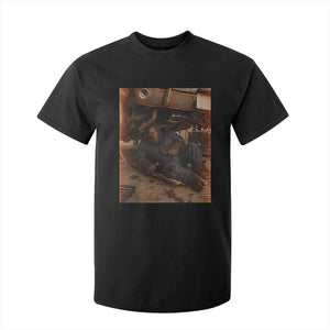 Bigfoot Mechanic Meme T Shirt For Kid Funny Sasquatch Fixing Cars TS12 Black Print Your Wear