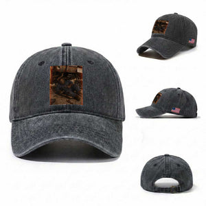 Bigfoot Mechanic Meme Washed Cotton Baseball Cap Funny Sasquatch Fixing Cars TS12 Washed Cap Universal Fit Dark Gray Print Your Wear