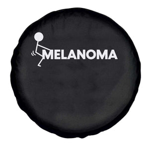 Fuck Melanoma Awareness Spare Tire Cover Funny Stick Figure Warrior TS12 Print Your Wear
