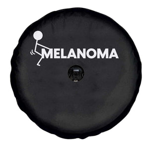 Fuck Melanoma Awareness Spare Tire Cover Funny Stick Figure Warrior TS12 Print Your Wear