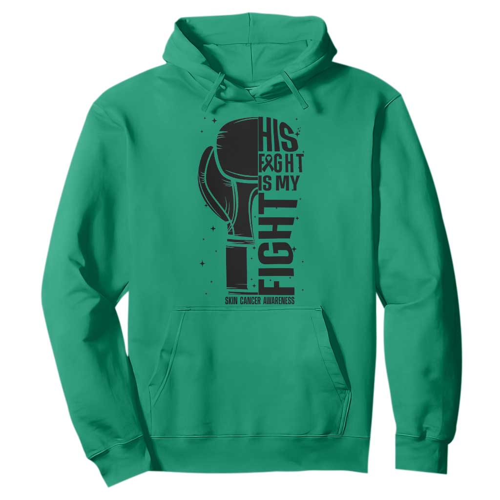 Skin Cancer Warrior Boxing Gift Hoodie His Fight My Fight TS12 Irish Green Print Your Wear