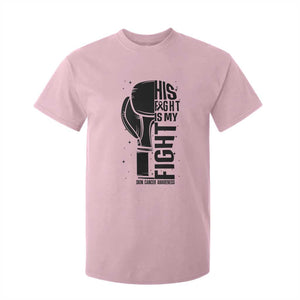 Skin Cancer Warrior Boxing Gift T Shirt For Kid His Fight My Fight TS12 Light Pink Print Your Wear