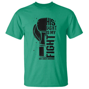 Skin Cancer Warrior Boxing Gift T Shirt His Fight My Fight TS12 Irish Green Print Your Wear