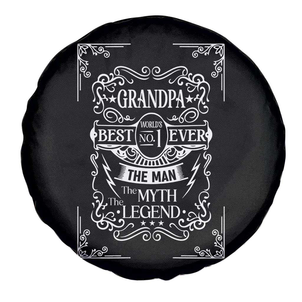 Vintage Fathers Day Gift For Grandpa Spare Tire Cover The Man The Myth The Legend TS12 Print Your Wear